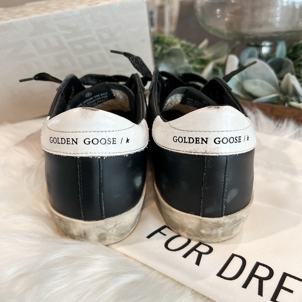 Golden Goose Black and White Sneakers - Picture 5 of 8